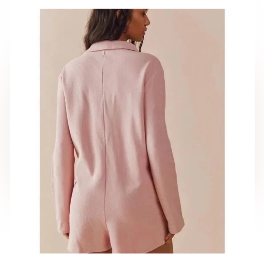Free People Beach Lizzie Blazer Romper Pink Size XSmall - Picture 2 of 12